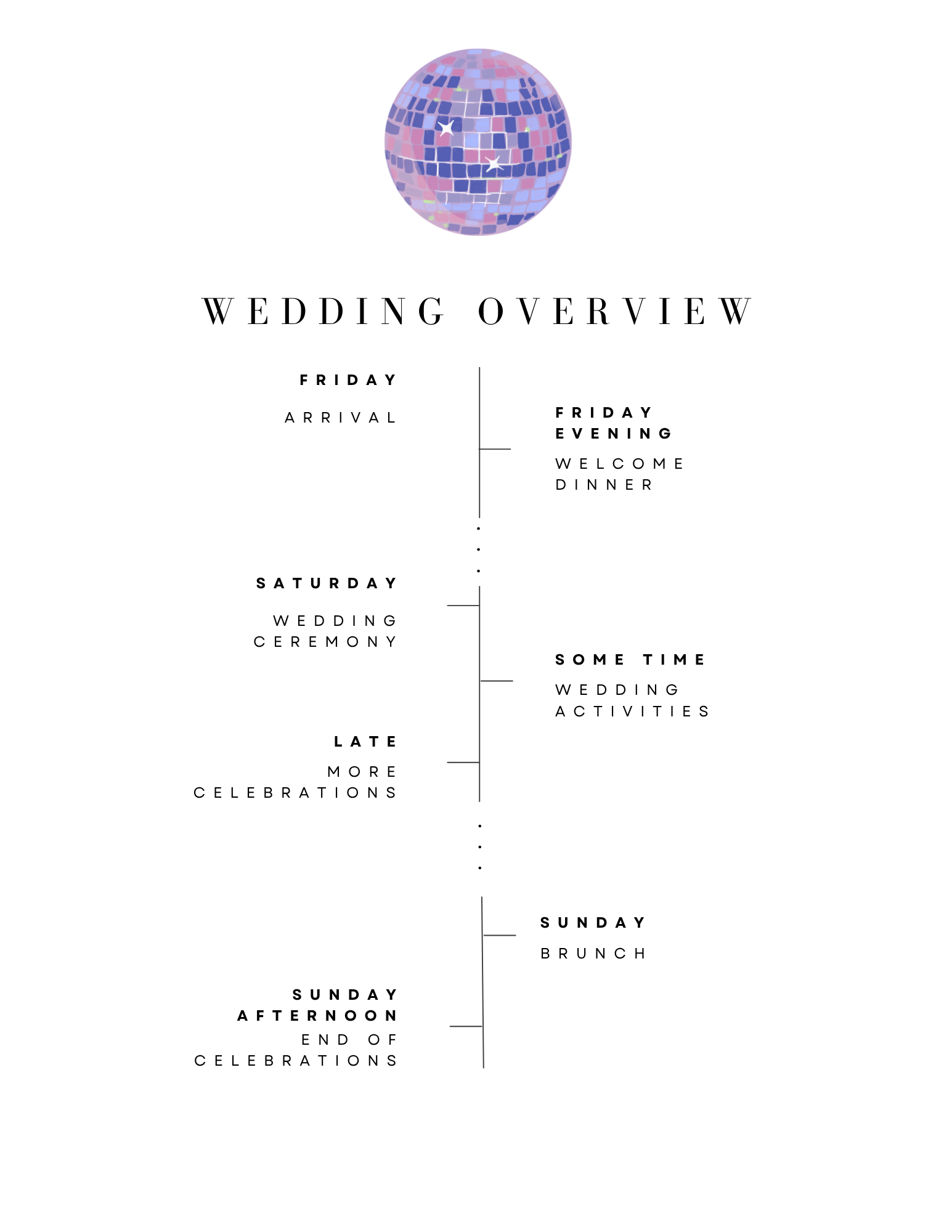 Wedding Timeline