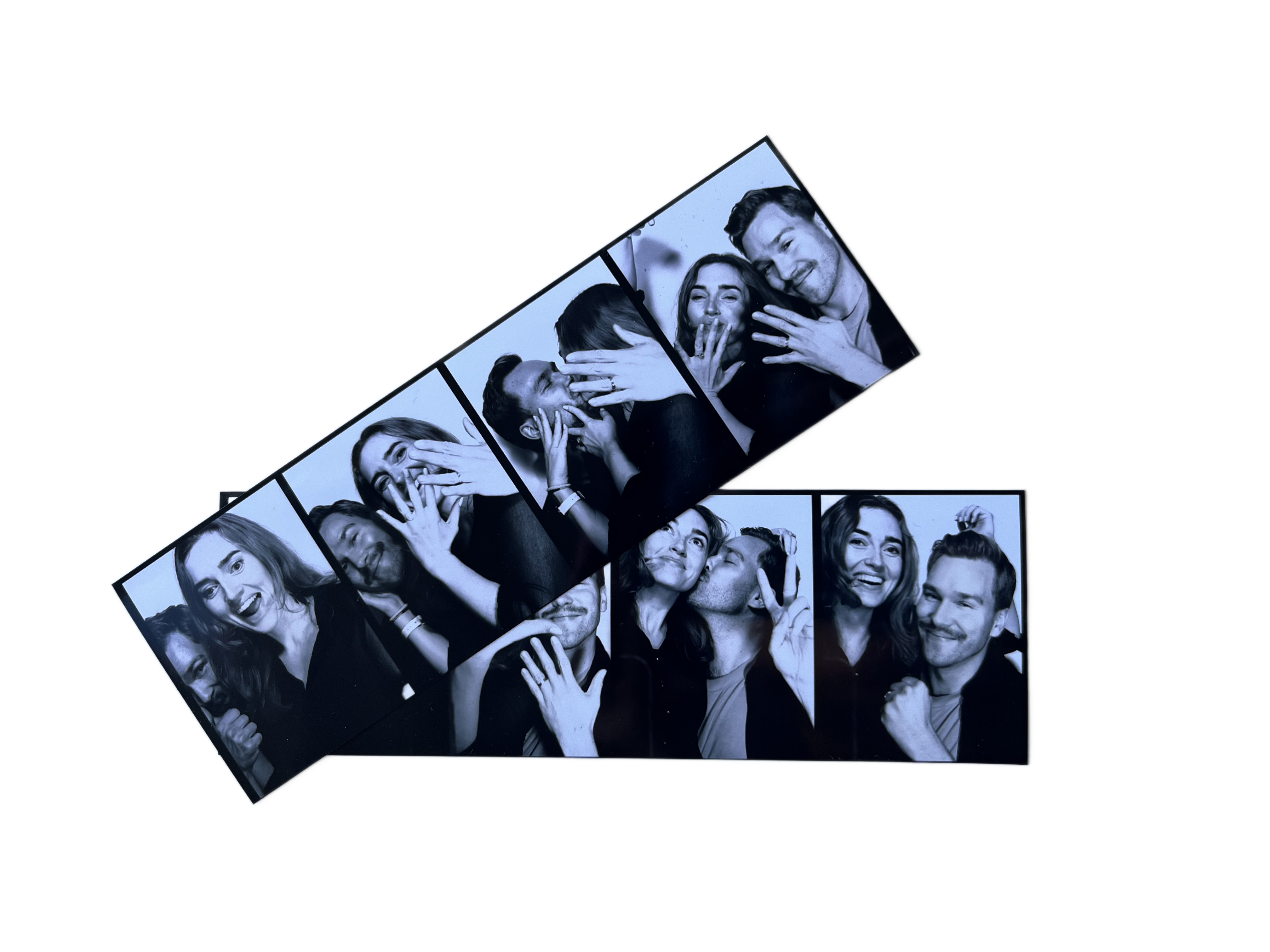 Photo strip of Moana and Gustav